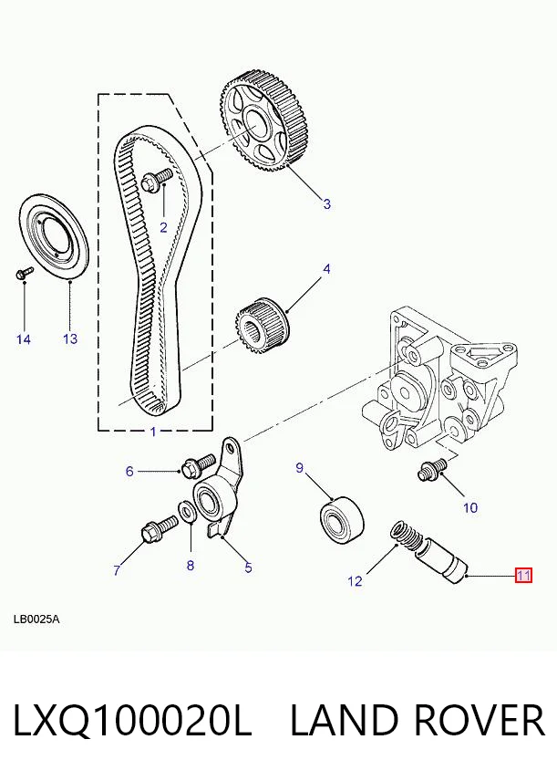 LXQ100020L LAND ROVER