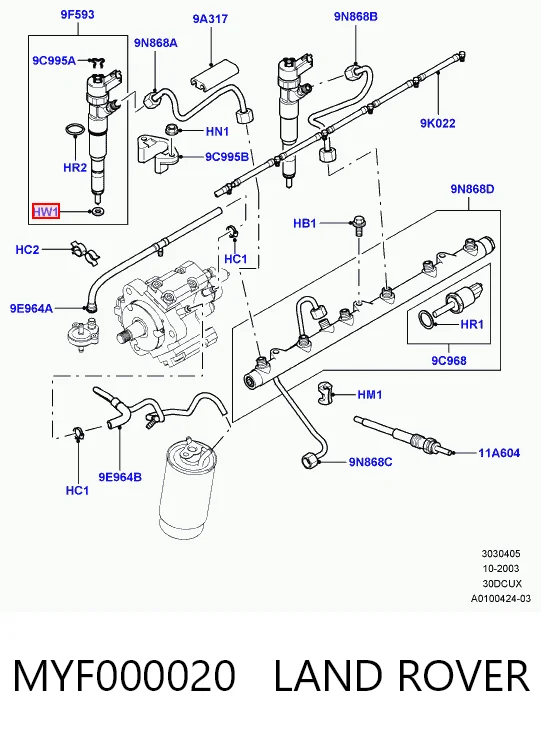 MYF000020 LAND ROVER