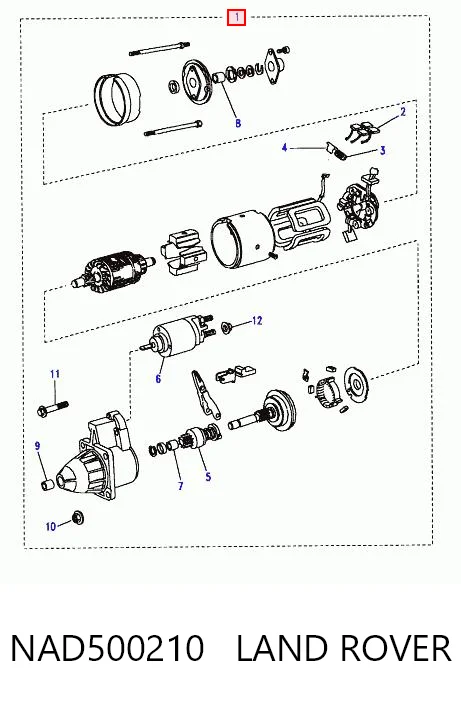 NAD500210 Land Rover Arranque motores