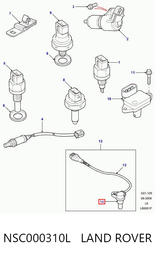 Sensor de árbol de levas Rover NSC100930 precio, desde 37,45 EUR