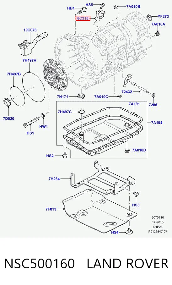 Comprar AJ81284 Jaguar Sensor de cigüeñal