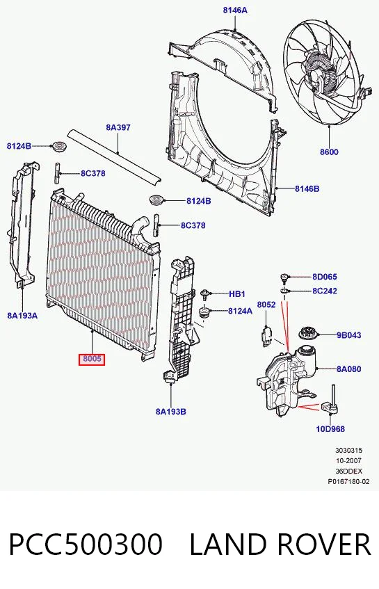 PCC500300 Land Rover