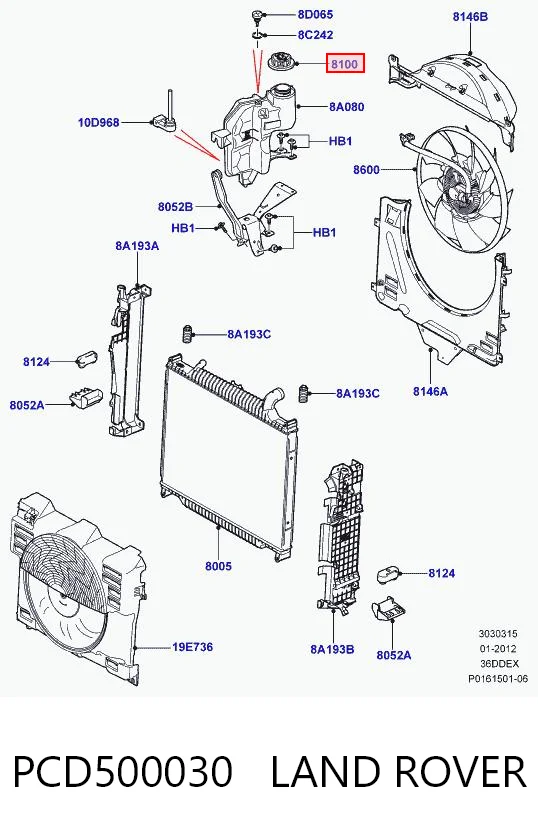 Tapon liquido refrigerante Ford 8H228101AA precio, desde 6,50 EUR