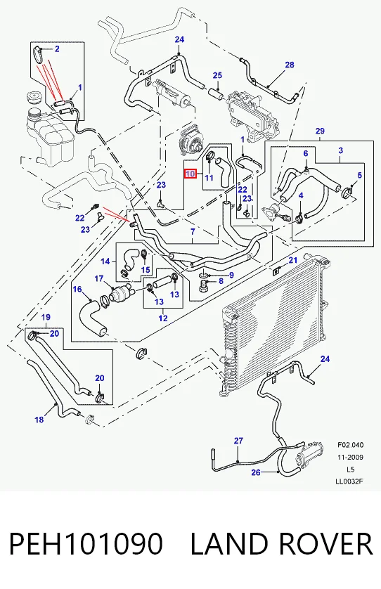 PEH101090 LAND ROVER