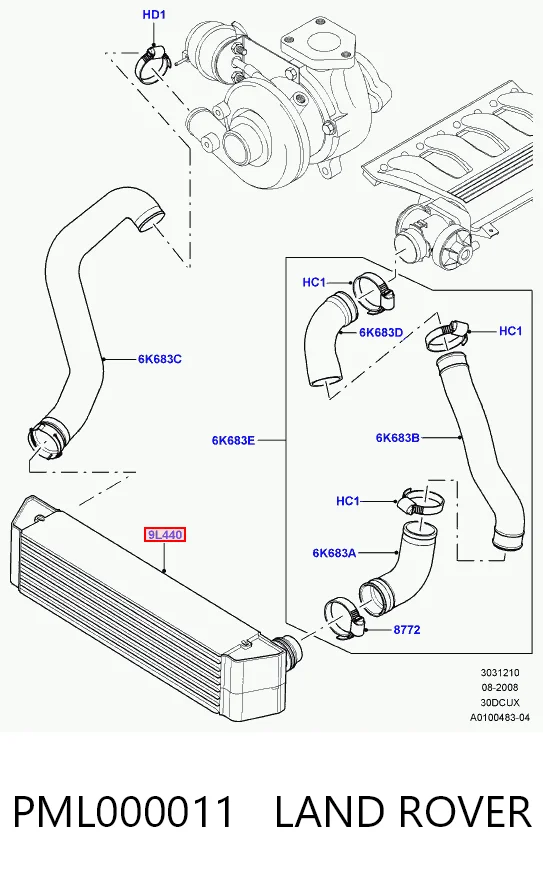 Radiador de aire de admisión Polcar 2023J81 precio, desde 74,96 EUR