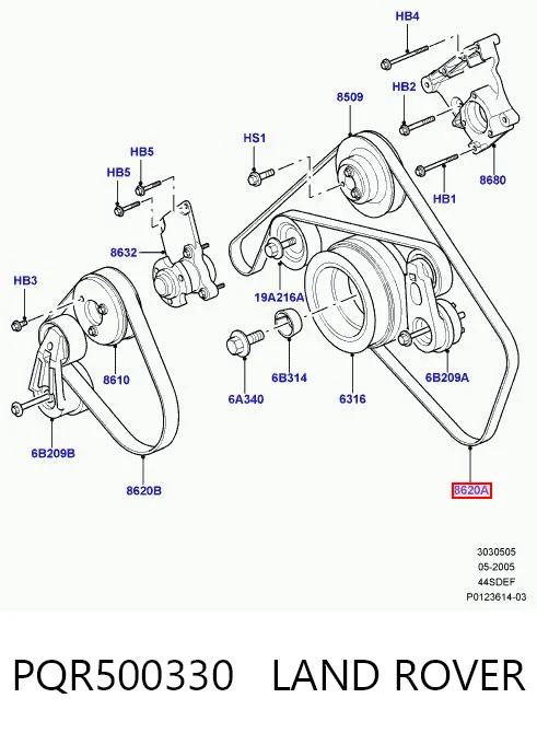 PQR500330 Land Rover