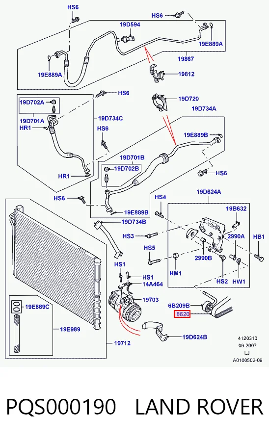 Correa de alternador 5PK0815 Bando