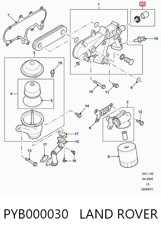 PYB000030 LAND ROVER