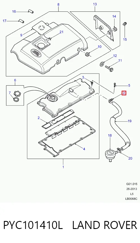 PYC101410L Land Rover