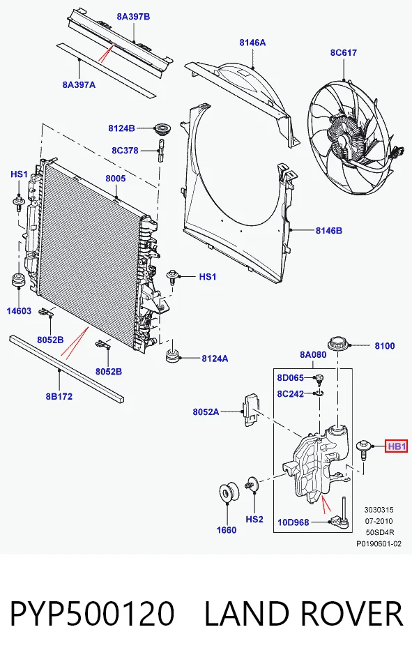 PYP500120 Land Rover
