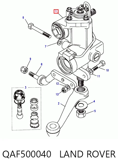 Cremallera caja de direccion para Land Rover Discovery II LJ ,LT