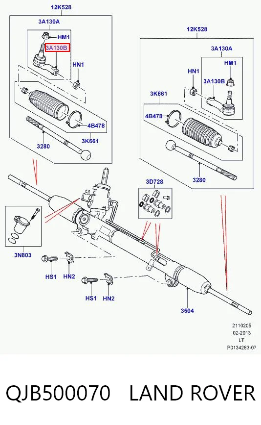 Comprar Rótula exterior de la barra de dirección Land Rover Range Rover I L320 a bajo precio