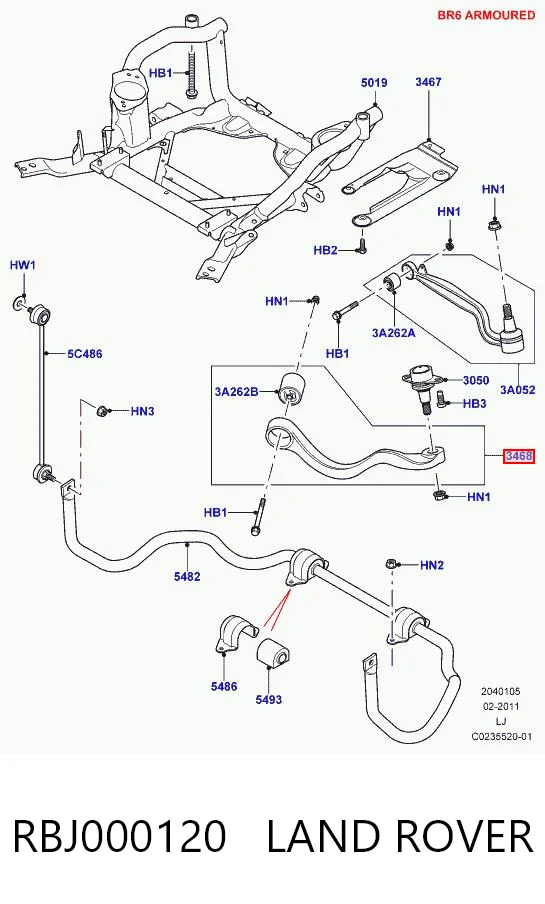 RBJ000120 Land Rover