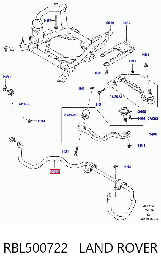 RBL500722 Land Rover