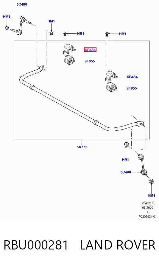 RBU000281 Land Rover