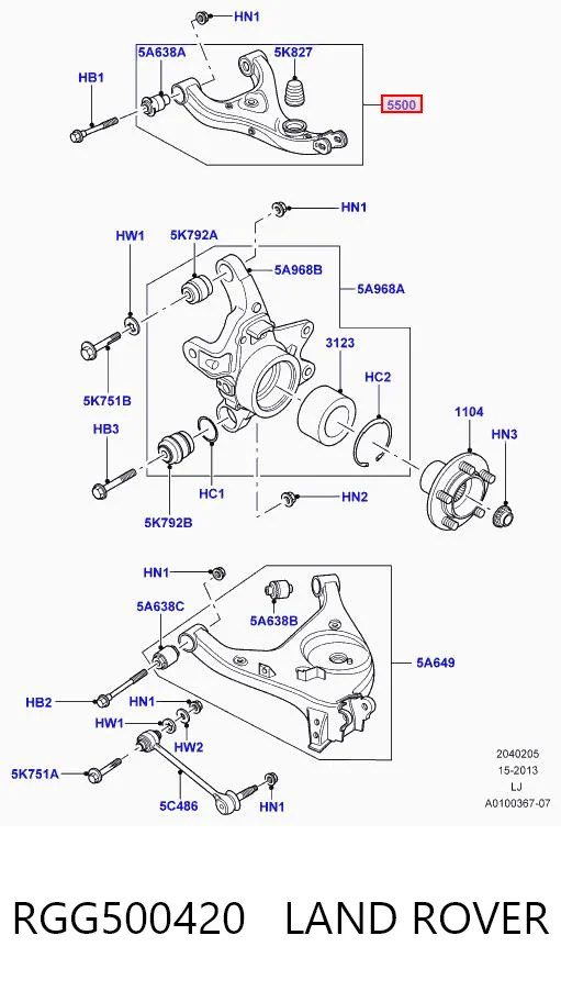 RGG500420 Land Rover