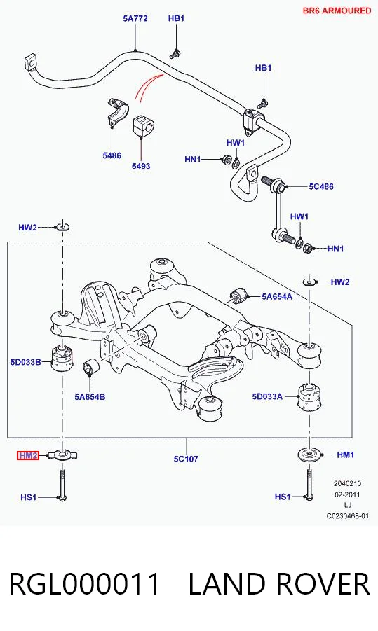 RGL000011 Land Rover