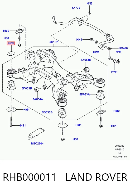 RHB000011 Land Rover
