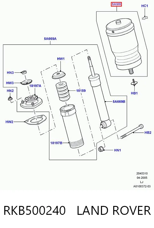 RKB500240 Land Rover