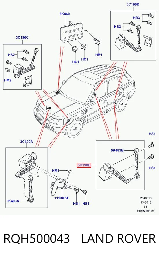 RQH500043 Land Rover