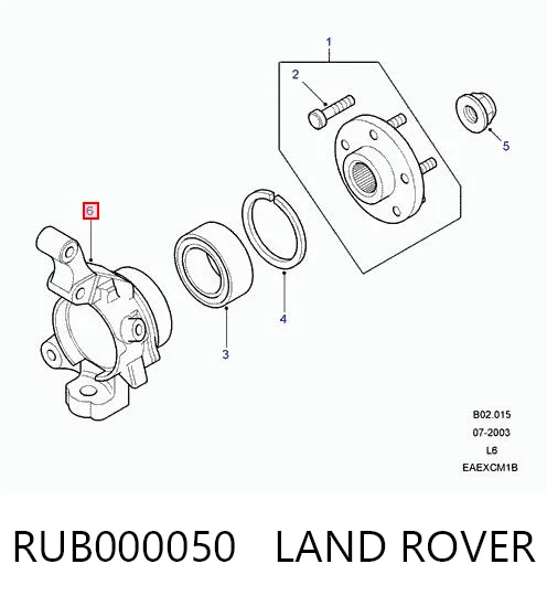RUB000050 Land Rover
