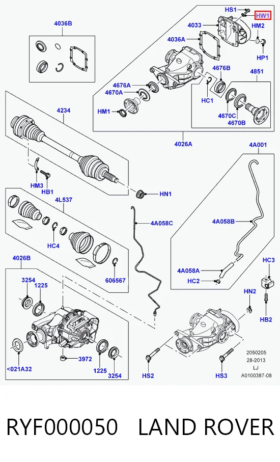 RYF000050 Land Rover