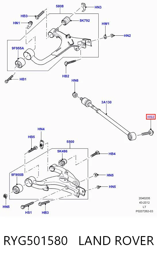 RYG501580 Land Rover