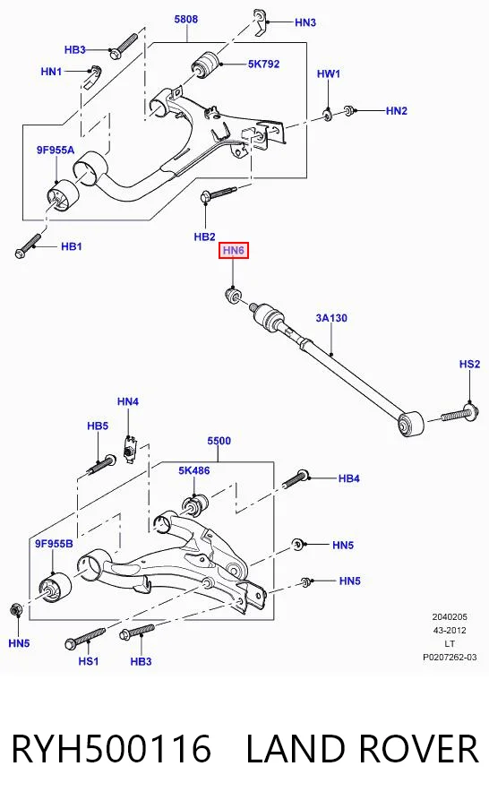RYH500116 Land Rover