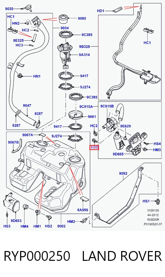 RYP000250 Land Rover