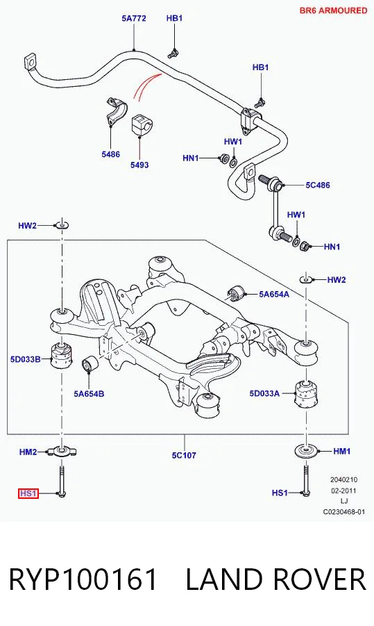 RYP100161 Land Rover
