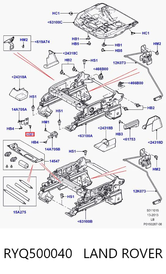 RYQ500040 Land Rover