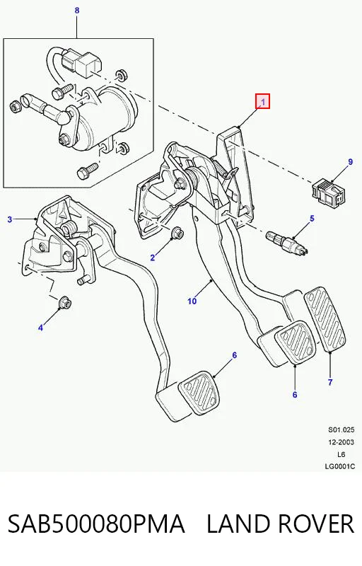 Comprar Pedal del acelerador Land Rover Freelander I L314 a bajo precio