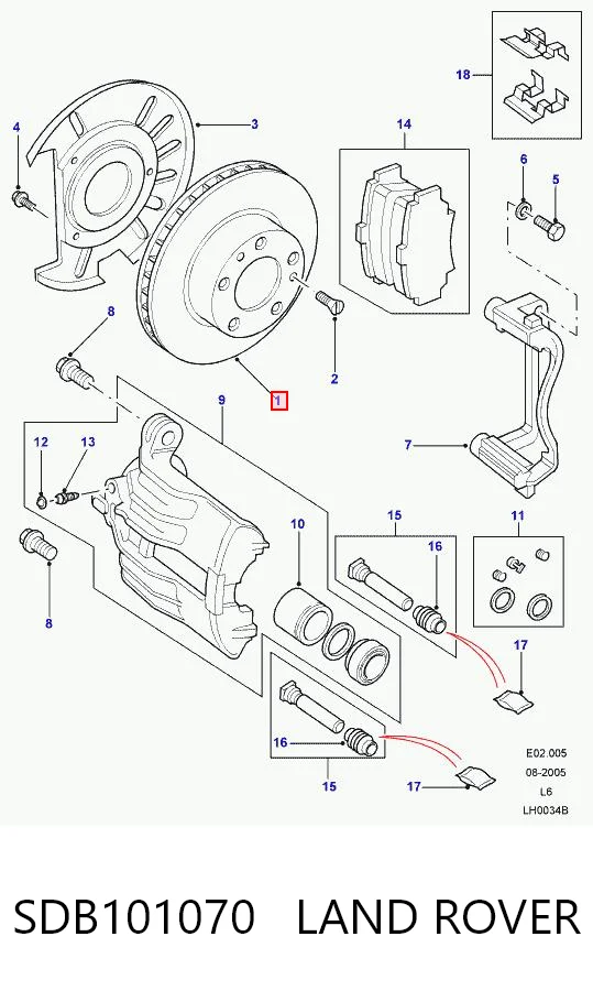 SDB101070 Land Rover