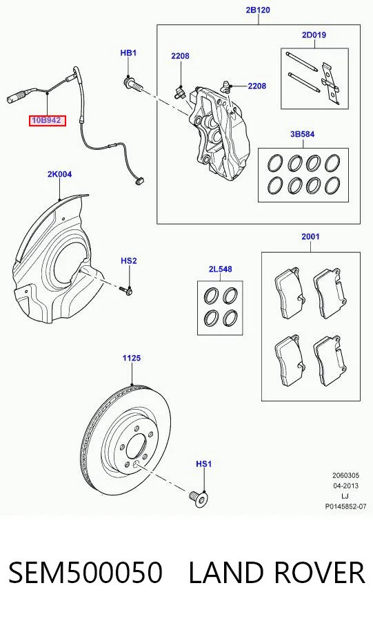 SEM500050 Land Rover