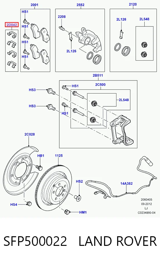 Comprar LR032377 Hyundai/Kia Pastillas de freno traseras