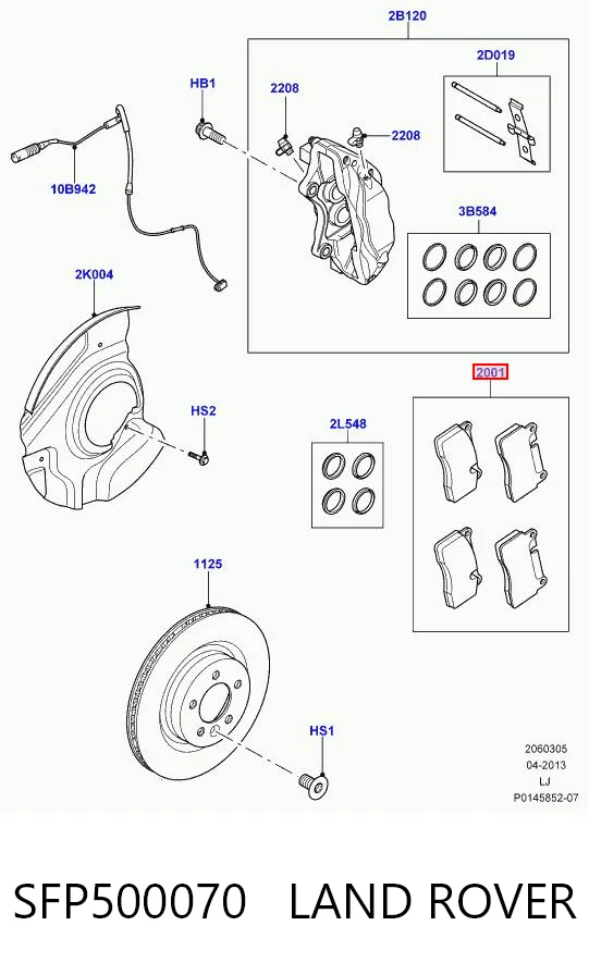 SFP500070 Land Rover