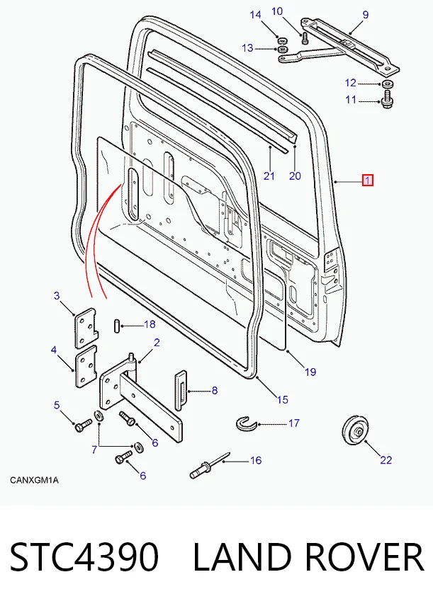 Puertas traseras Land Rover Discovery I SUV (LG, LJ) (1989 - 1998) precio, desde 277,33 EUR