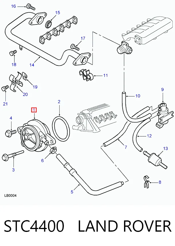 Comprar Bomba de vacío Land Rover Range Rover II LP, P38A a bajo precio