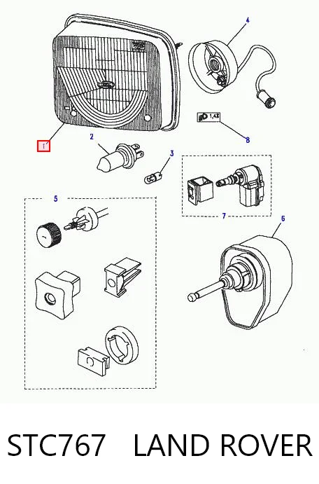 Comprar Faro derecho Land Rover Discovery I LG, LJ a bajo precio