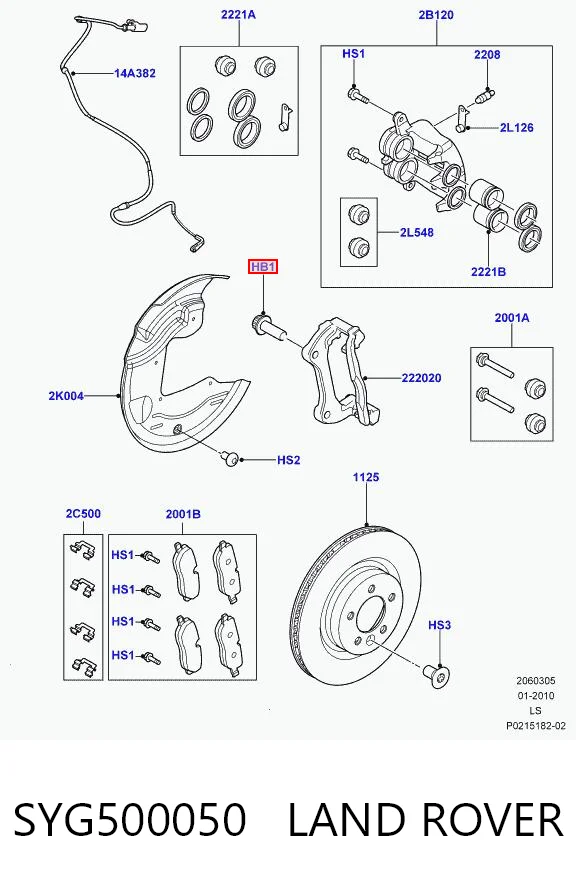 SYG500050 Land Rover 