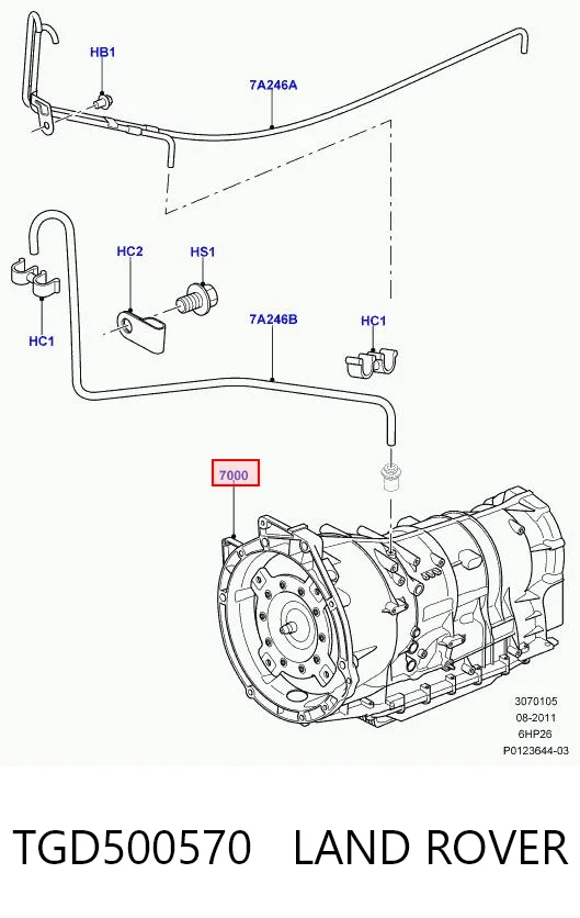Comprar Transmisión automática ensamblada Land Rover Discovery IV L319 a bajo precio