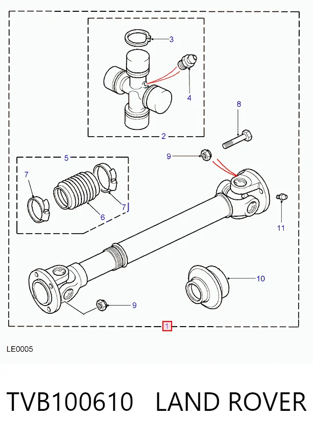 Comprar FRC8386 Estanfi Árbol de transmision delantero