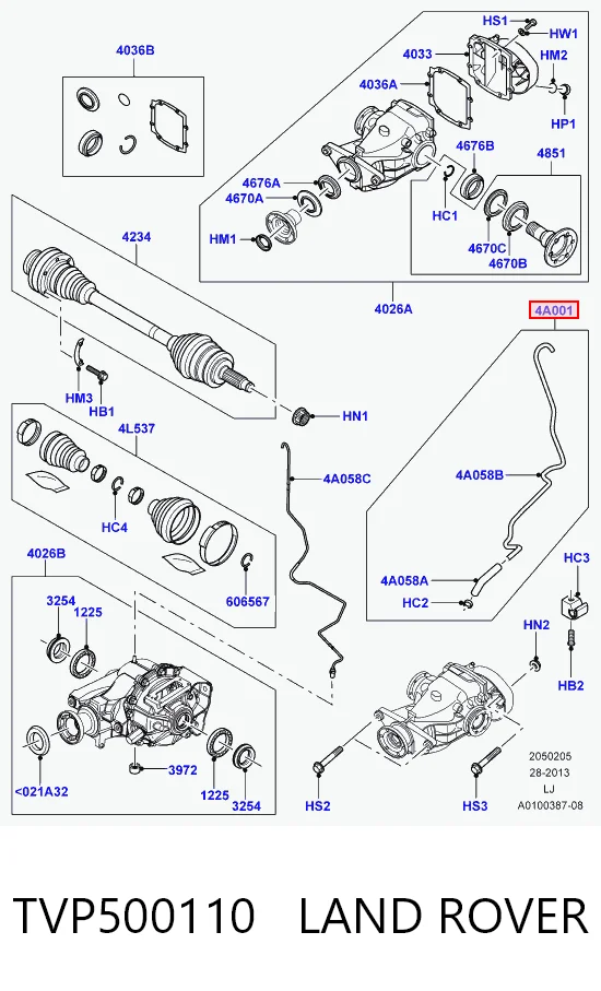 TVP500110 Land Rover
