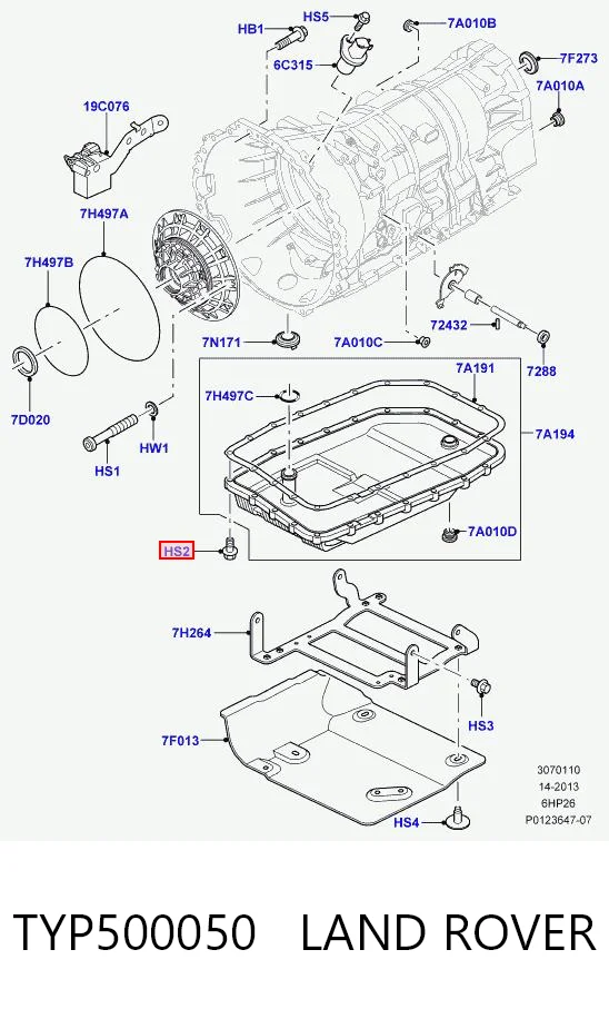 TYP500050 Land Rover