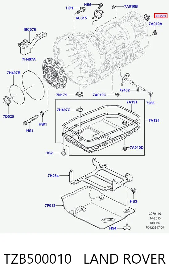 TZB500010 Land Rover