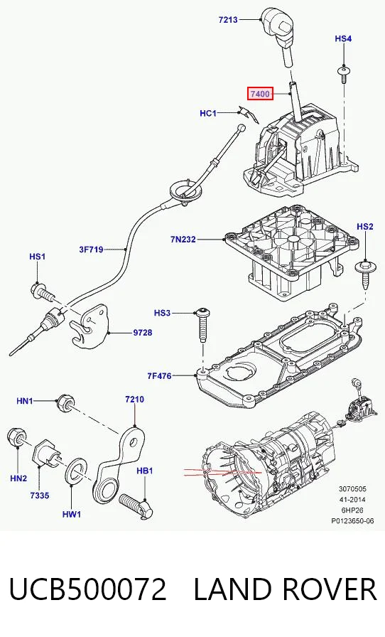 UCB500072 Land Rover
