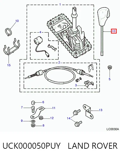 Comprar Palanca de cambios Land Rover Freelander I L314 a bajo precio