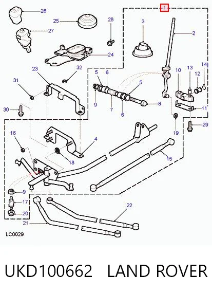 Comprar Mecanismo selector de marchas Land Rover Freelander I L314 a bajo precio