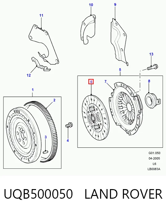 UQB500050 Land Rover