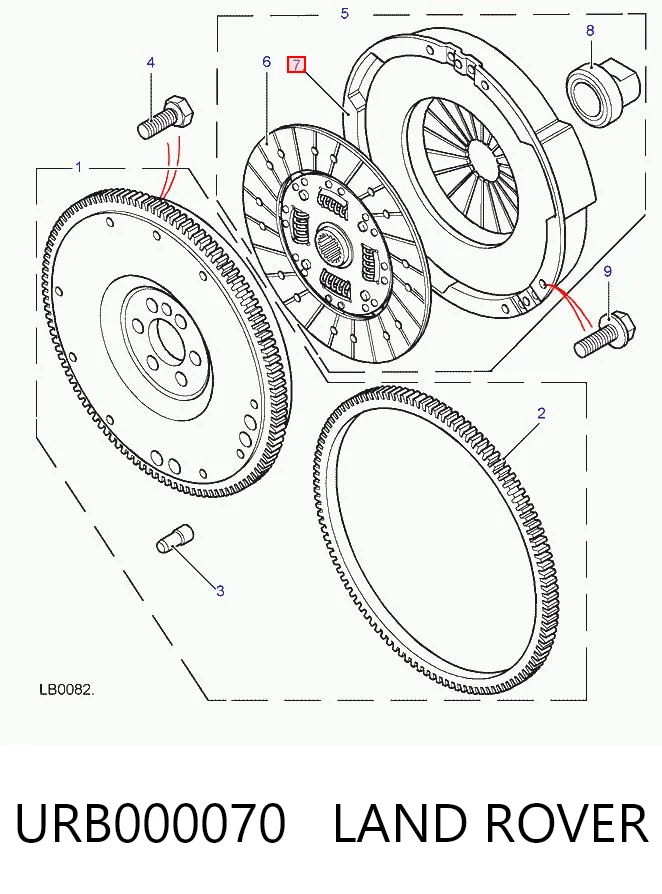 URB000070 Land Rover